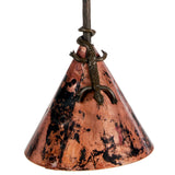 Gecko Pendant Lamp w/ Copper Shade