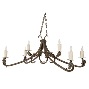 Oakdale Chandelier 6-Arm w/ Candle Drip Cover