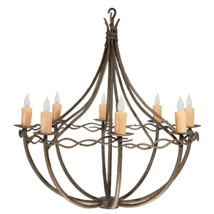 Norfork Chandelier 8-Arm w/ Candle Drip Cover