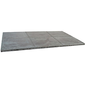 Rectangle Zinc Table Tops (1.5" Thickness)