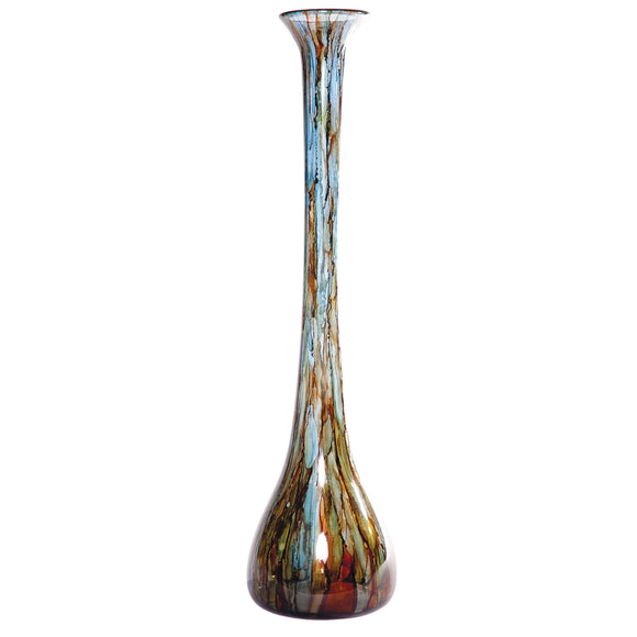 Cool Water Tall Bulb Vase