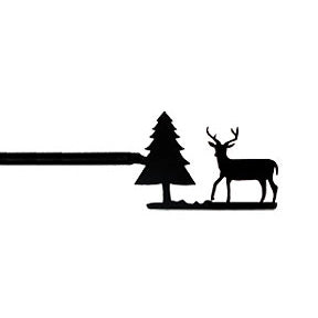 Deer & Pine Curtain Rod
