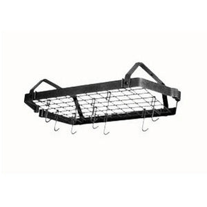 Enclume Low Ceiling Rectangle Pot Rack with Grid