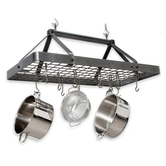 Wrought Iron Pot Racks | Hanging & Wall Mounted – timelesswroughtiron