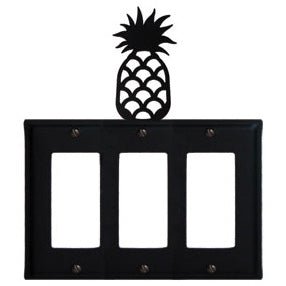 Pineapple Triple GFI Cover