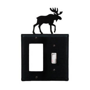 Moose Combination Cover - Single GFI With Single Switch