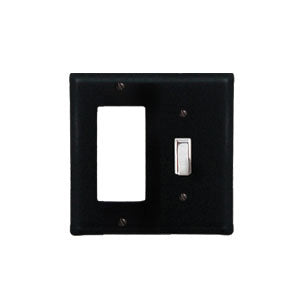 Plain Combination Cover - Single GFI With Single Switch