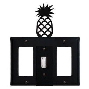 Pineapple Combination Cover - Center Switch w/Left & Right GFI