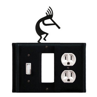 Kokopelli Combination Cover - Switch, GFI And Outlet