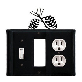 Pinecone Combination Cover - Switch, GFI And Outlet