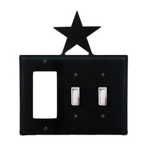 Star Combination Cover - Single GFI With Double Switch