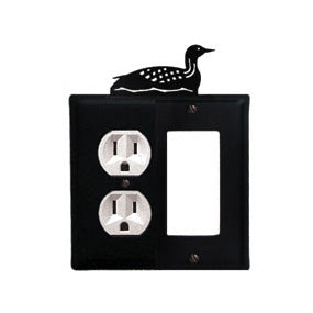 Loon Combination Cover - Single Left Outlet With Single Right GFI