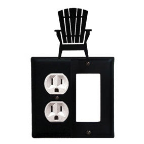 Adirondack Combination Cover - Single Left Outlet With Single Right GFI