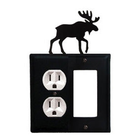 Moose Combination Cover - Single Left Outlet With Single Right GFI