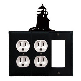 Lighthouse Combination Cover - Double Outlets With Single GFI