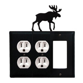 Moose Combination Cover - Double Outlets With Single GFI