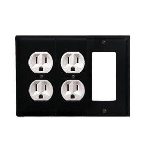 Plain Combination Cover - Double Outlets With Single GFI