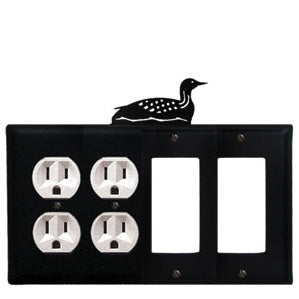 Loon Combination Cover - Double Outlets With Double GFI