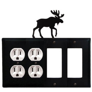 Moose Combination Cover - Double Outlets With Double GFI