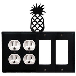 Pineapple Combination Cover - Double Outlets With Double GFI