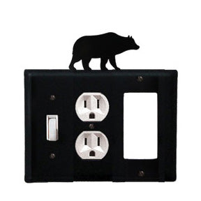 Bear Combination Cover - Switch, Outlet And GFI