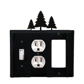 Pine Trees Combination Cover - Switch, Outlet And GFI