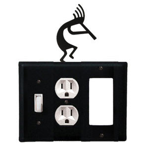 Kokopelli Combination Cover - Switch, Outlet And GFI