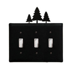 Pine Trees - Switch Cover Triple