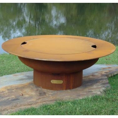 Saturn Outdoor Fire Pit with Lid
