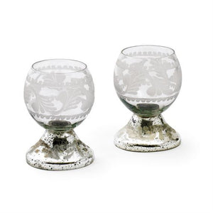 Set of Two Small Crystal Ball