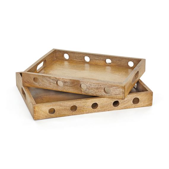 Set of Two Sorriso Trays