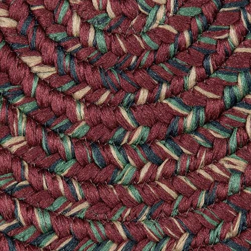 Reversible Red Braided Hearth Rug | 27