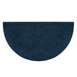 Midnite Blue Polyester Flame Fireplace Rug