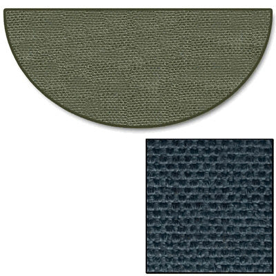 Large Blue Fireplace Rug with Skid Resistant Back
