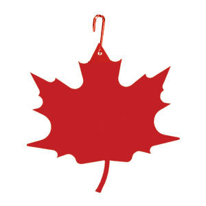 Maple Leaf Silhouette-Red