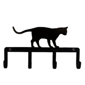 Wrought Iron Key Holder - Cat at Play