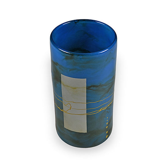 Mid-Night Blue Glassware Cylinder