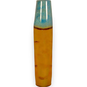Large Tropical Glass Cylinder Urn