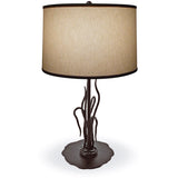 Wrought Iron River Reed Table Lamp