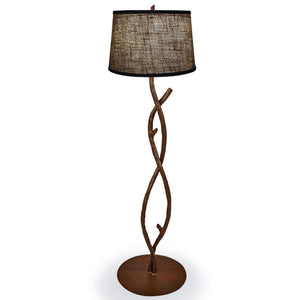 Wrought Iron South Fork Branch Floor Lamp