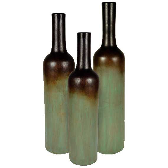 Extra Large Ceramic Bottles Set of 3 | Eden