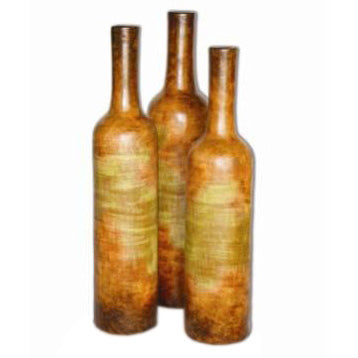Extra Large Ceramic Bottles Set of 3 | Grand Canyon