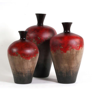 Cherry Hill Ceramic Vases Set of 3 | Moulin Rouge