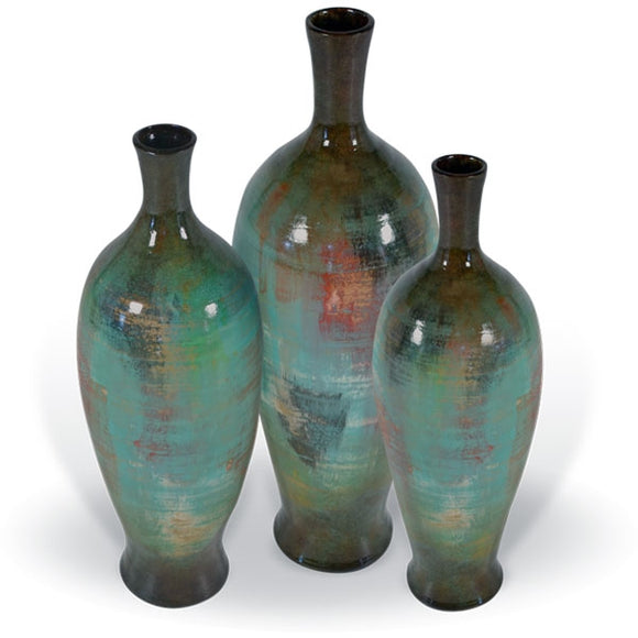 Cherry Hill Ceramic Vases Set of 3 | Pacifico