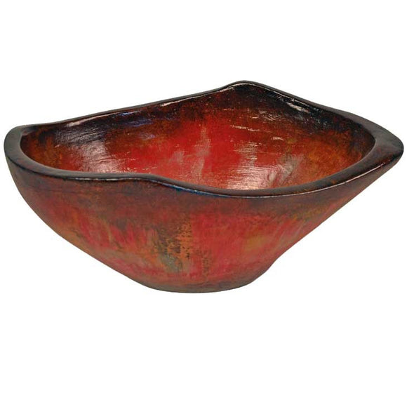 Taos Large Ceramic Bowl | Rocky Red