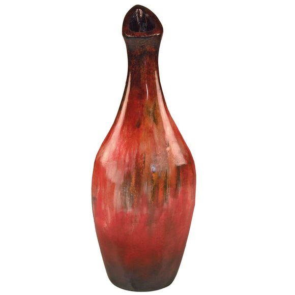 River Dale Small Ceramic Vase | Rocky Red