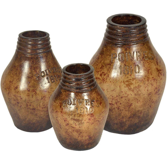 Dexter Ceramic Jars Set of 3 | Old World