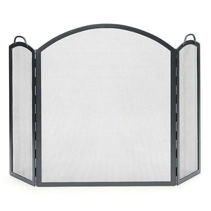 Large Arched Tri-Folding Hearth Screen