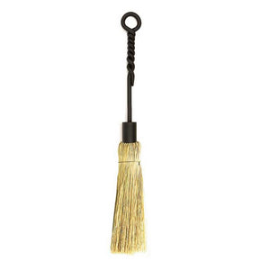 18-in Mini Fireplace Brush with Rope Design