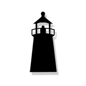 Wrought Iron Lighthouse Magnet